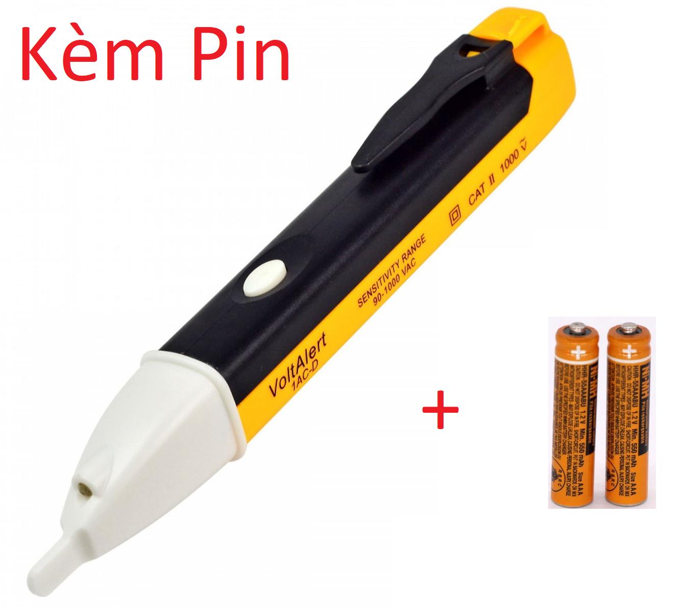 Bút thử điện thông minh - Không cần chạm bút vào ổ điện hay dây điện. - An toàn. Tích hợp đèn led mini dùng cho những vị trí thiếu ánh sáng