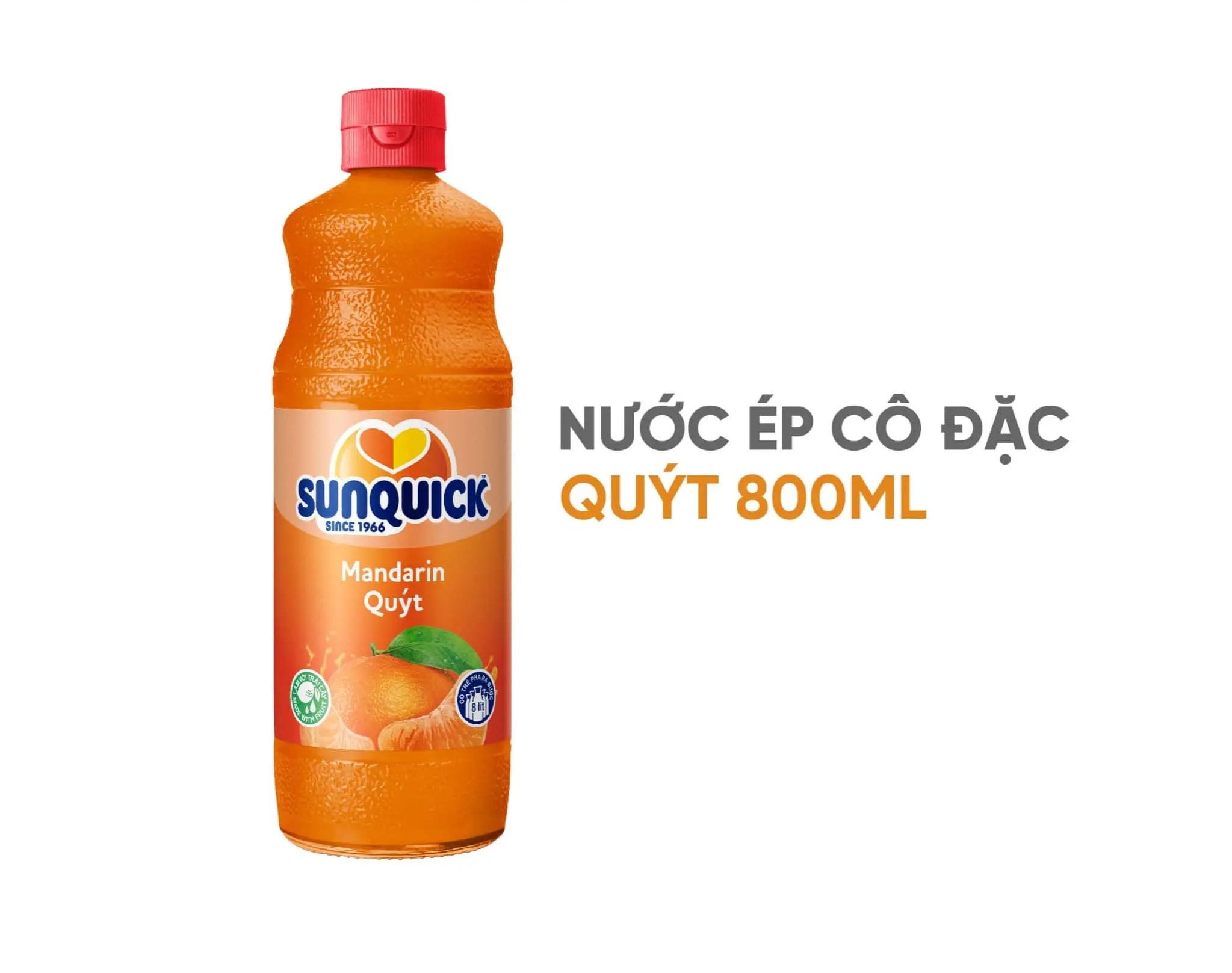 Nước ép hỗn hợp\trái cây quýt \cam\chanh\xoài\ ổi dâu\tổng hợp cô đặc sunquick 800ml -tropical juice