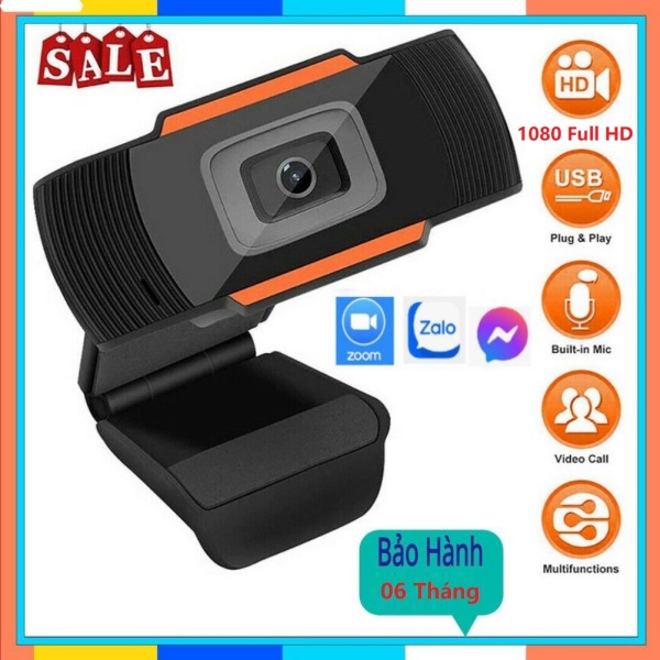 Bảng giá Webcam Máy Tính kẹp, Camera Có Mic 720p-1080p Full HD Cho Laptop Học Online ZOOM, Trực Tuyến- Hội Họp-Gọi Video Hình Ảnh Sắc Nét Phong Vũ