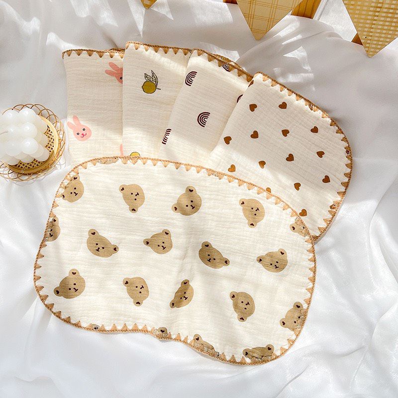 Gối xô 10 lớp thấm hút mồ hôi, mềm mại cho bé từ sơ sinh