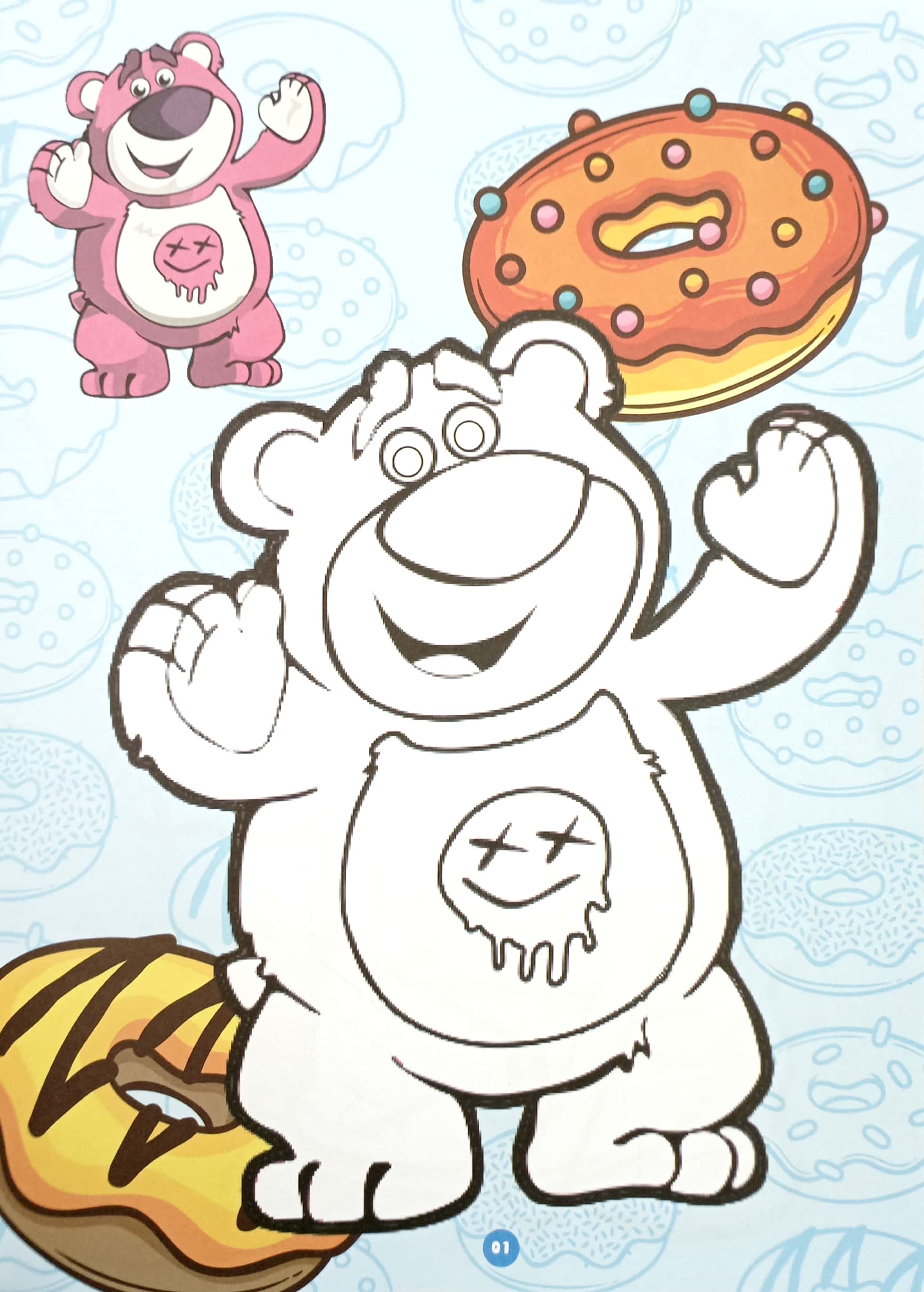 Sách - Bé Tô Màu - Gấu Lotso - Bộ 4 Cuốn