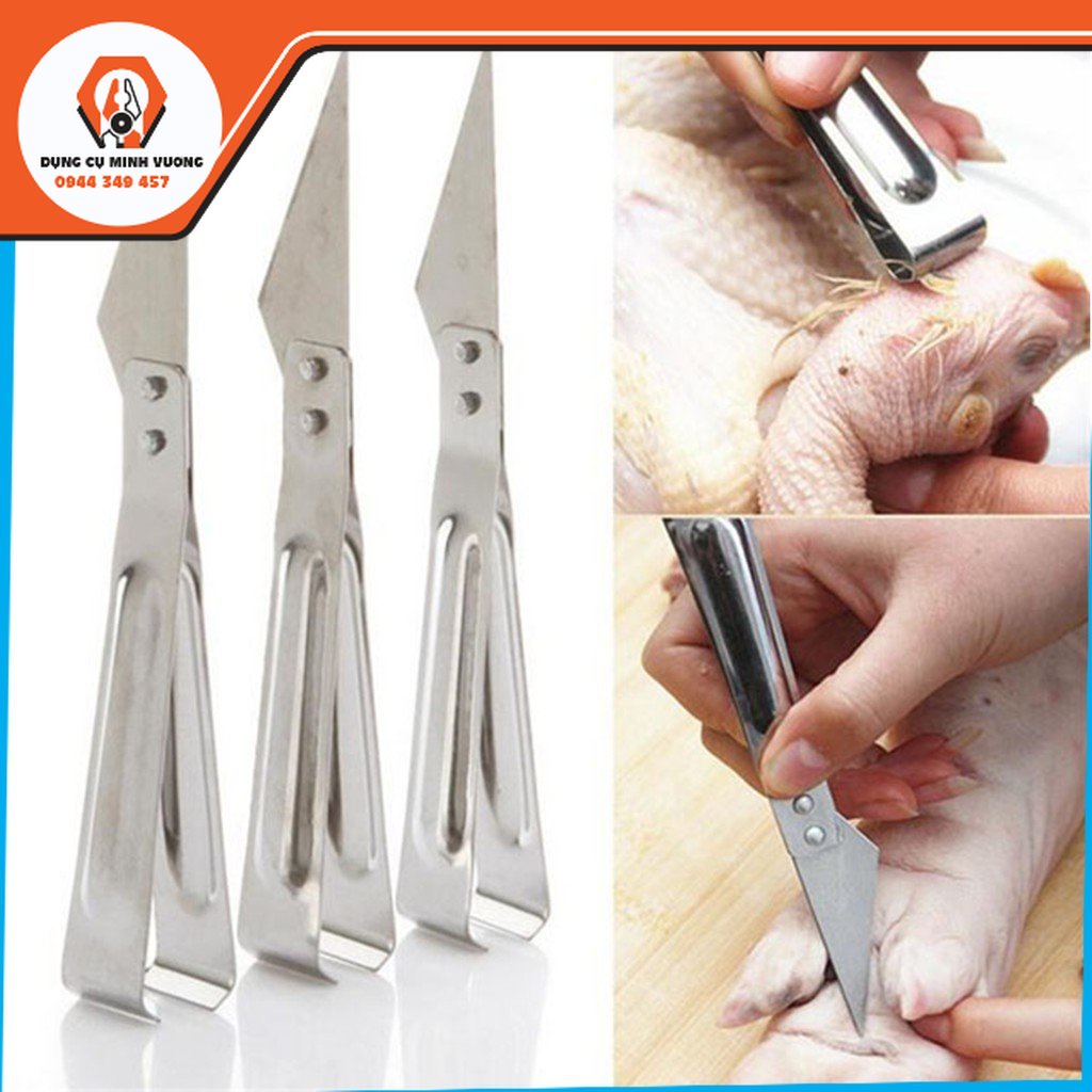 Nhíp Dao Nhổ Lông Gà, Vịt, Heo 2 trong 1