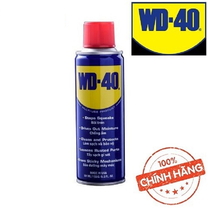 [ THÔNG DỤNG] Chai xịt Bôi trơn Làm sạch Thẩm thấu Chống ẩm WD-40 Multi-Use Product 191ml