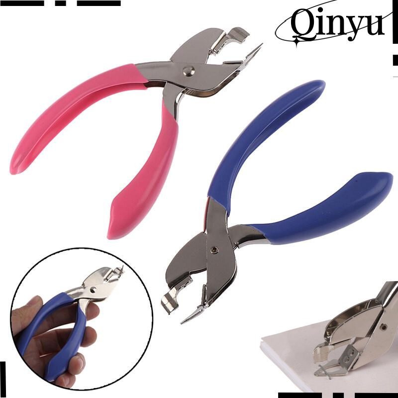 【Qinyu】 1Pcs Chịu Lực Cao Kim Loại Máy Gỡ Ghim Dập Móng Tay Dụng Cụ Kéo Dụng Cụ Tháo Stapler Dụng Cụ Nẹp Viền Vải