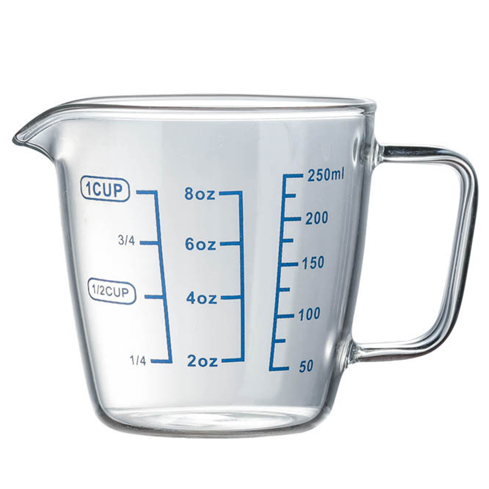 250ml/500ml Heat Resisting Glass Measuring Cup Milk Water Scale Microwave ToolUrgent 250Ml500Ml Heat-Resistant Glass Measuring Cup Children'S Milk Cup With Graduated Microwave Measuring Cup Transparent Graduated Cup