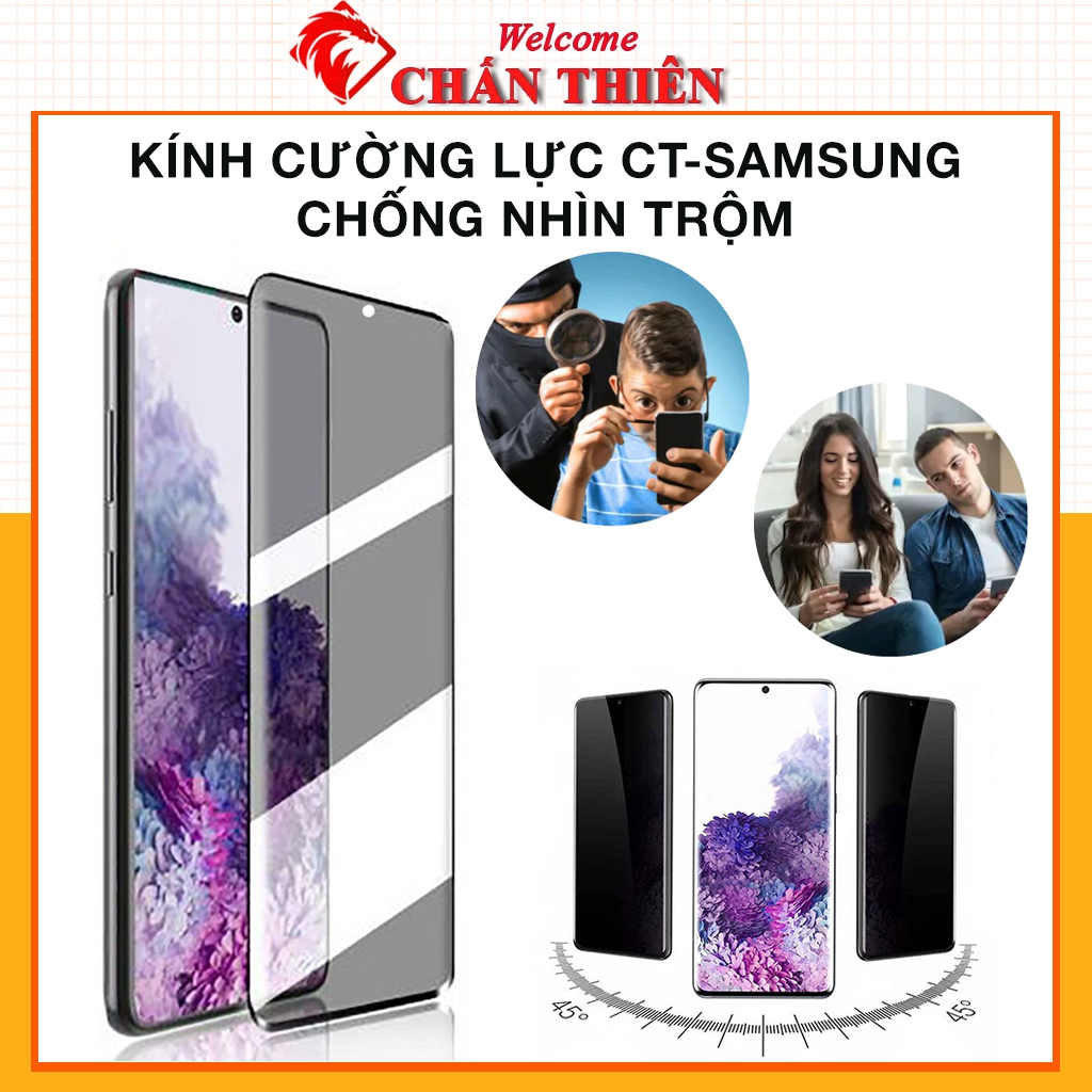 Kính cường lực chống nhìn trộm samsung A14 5G A34 A54 A73 5G M53 M22 S21 Fe S20 Fe M52 M62  A04 A04e A04s M04 A13 A03s A03 Core a23 a53 5g a73 m51 m10s m21 m31 m30s m31 a31 a32 a22 S20 s10 lite note 10 lite  [CNT]