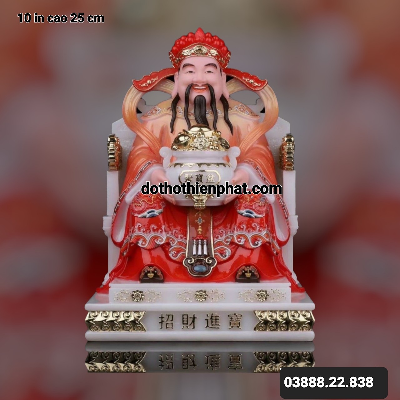 Ông thần tiền đá mẫu mới nhiều kích thước