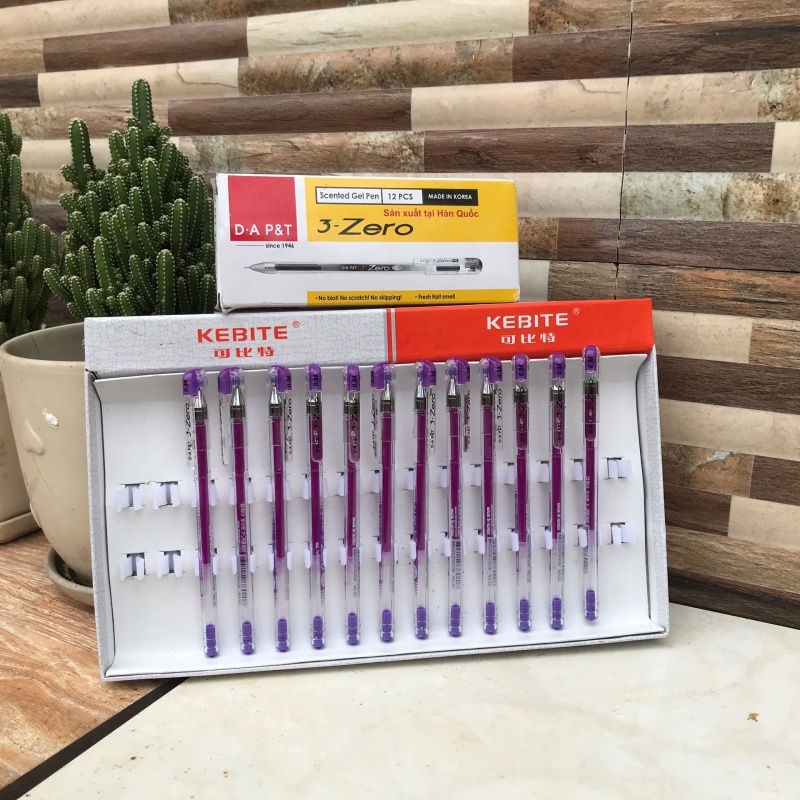 10 Bút Nước Zero No.20 - Mực Tím,xanh ,đỏ [ VPP Trí Đức ]