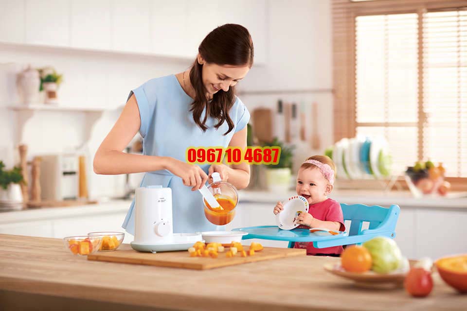 [HCM]Máy hấp và xay thức ăn 2 in 1 Philips Avent SCF862/02