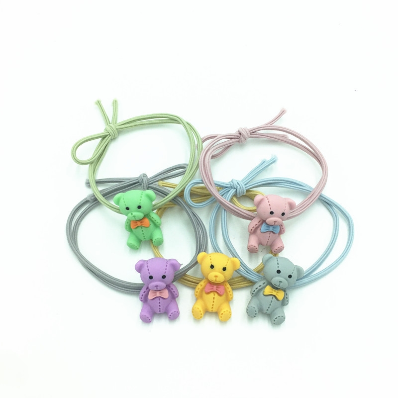 (01PCS) THUN CỘT TÓC CHÚ GẤU