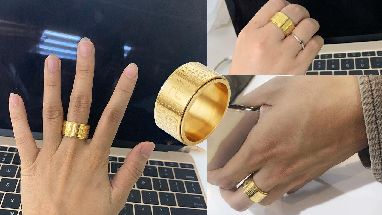 [HCM]NHẪN BÁT NHÃ TÂM KINH LOẠI XOAY