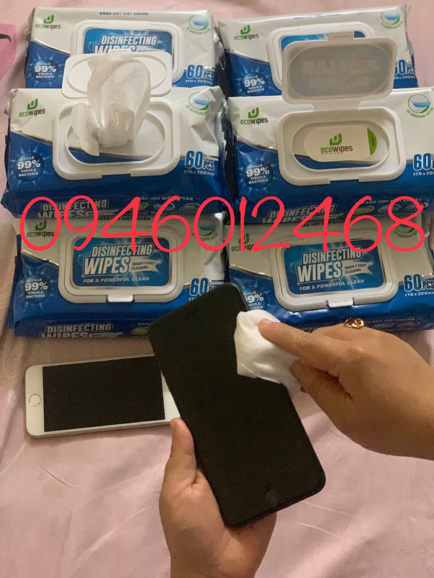 Khăn ướt diệt khuẩn Ecowipes