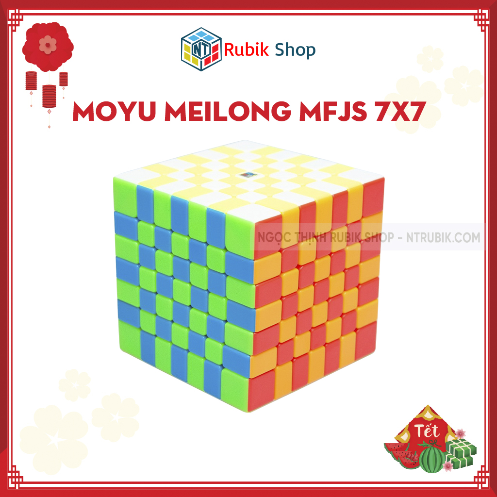 [Rubik Giá rẻ] Rubik 7x7x7 Meilong Stickerless Giá rẻ