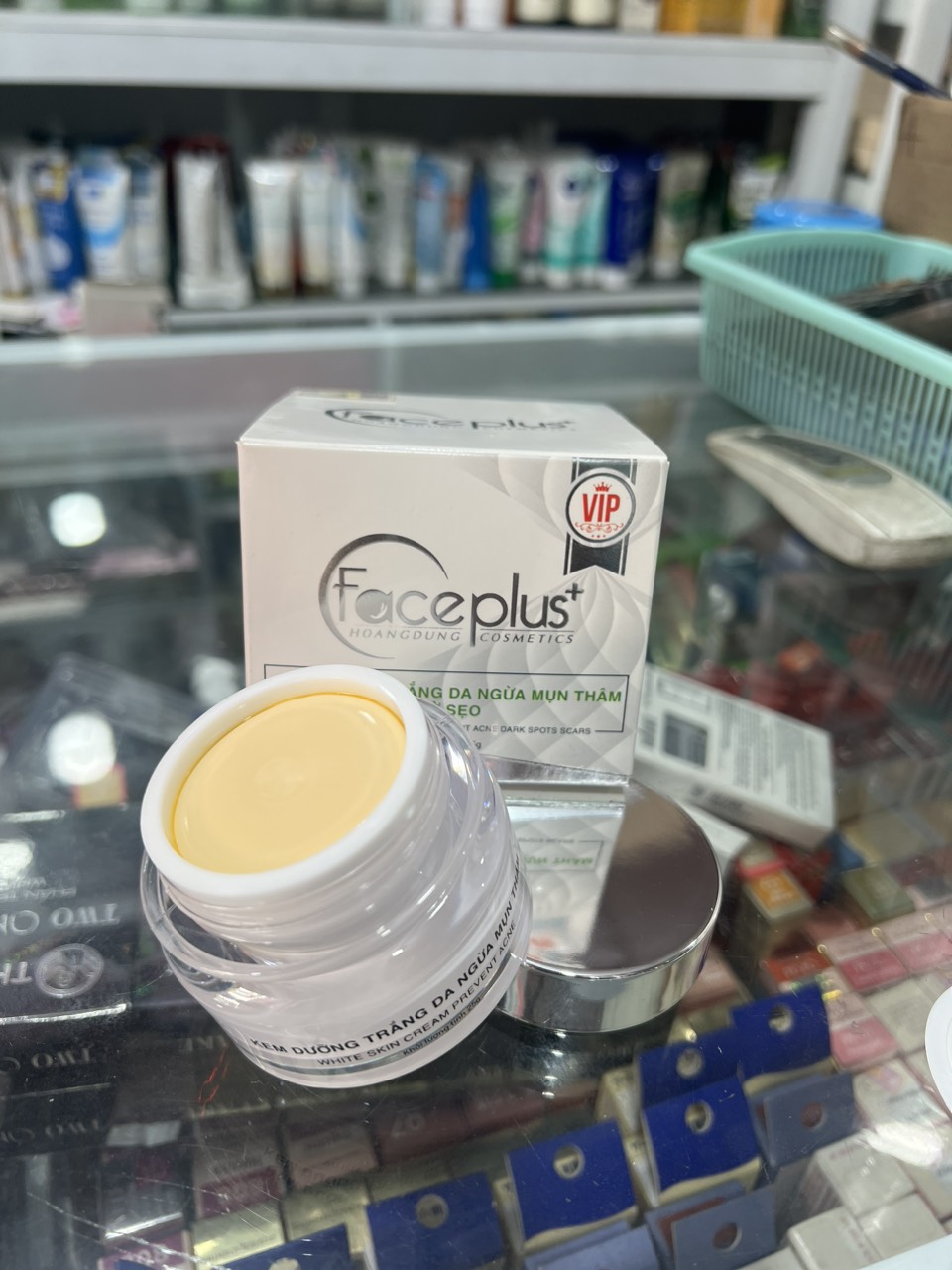 [ TẶNG MẶT NẠ] KEM DƯỠNG TRẮNG DA NGỪA MỤN THÂM FACEPLUS+ ( 10g - 15g)