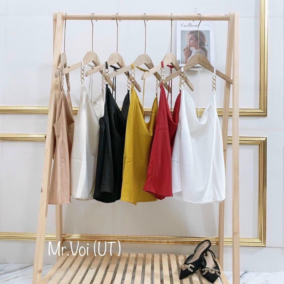 Yếm phi lụa cổ đổ xinh