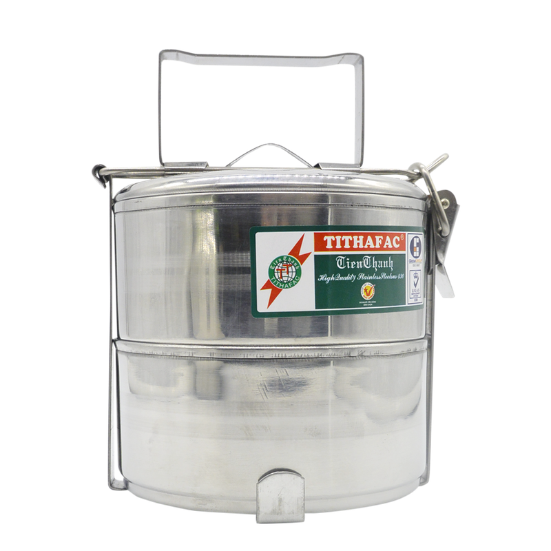 Cà men inox 2 ngăn Tithafac - Chuẩn xịn