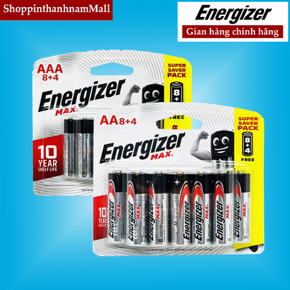 Pin Energizer AA , AAA Siêu Bền , Siêu Rẻ - Hàng Chính Hãng