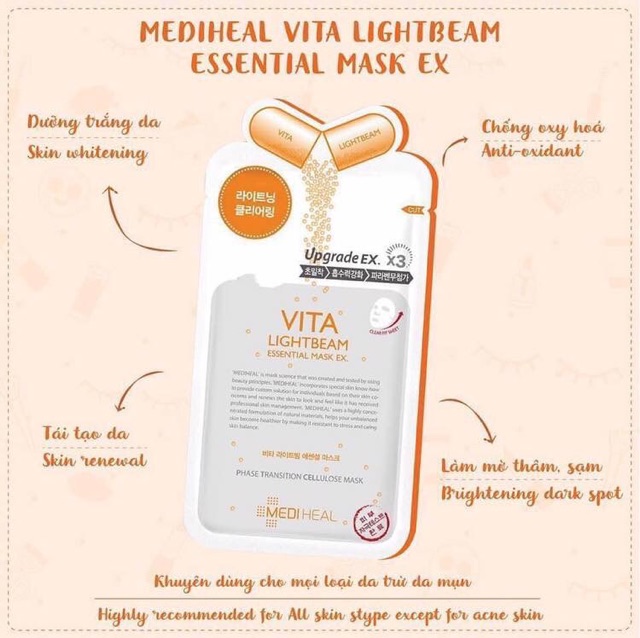 Mặt Nạ Dưỡng Da Mediheal Upgrade Ex Mask