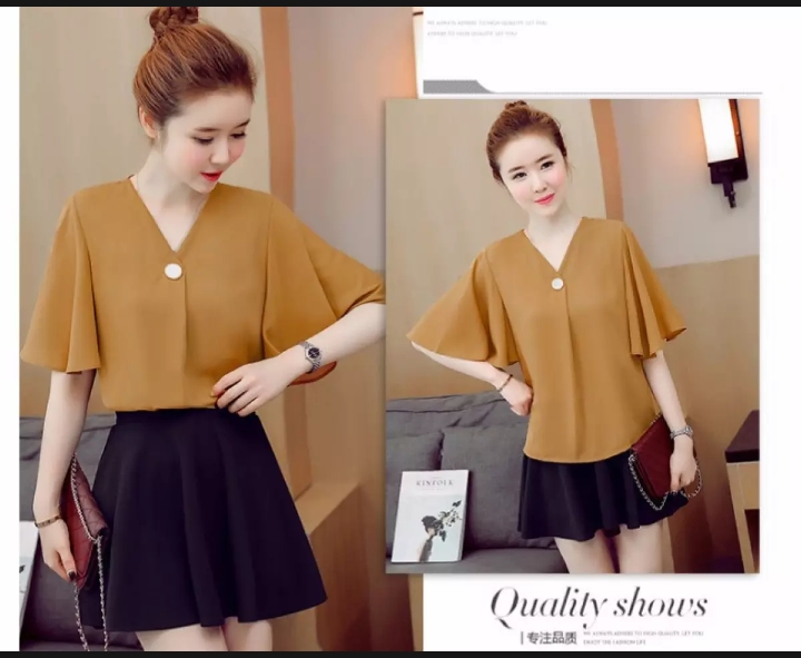 ÁO KIỂU TAY LOE CỰC DUYÊN -MÃ M02