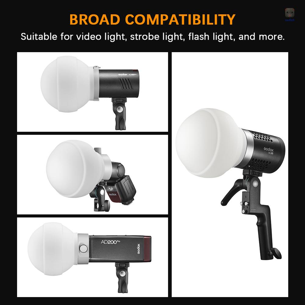 Godox CD15 - Tản Dome tròn Silicon Flash Godox kèm ngàm