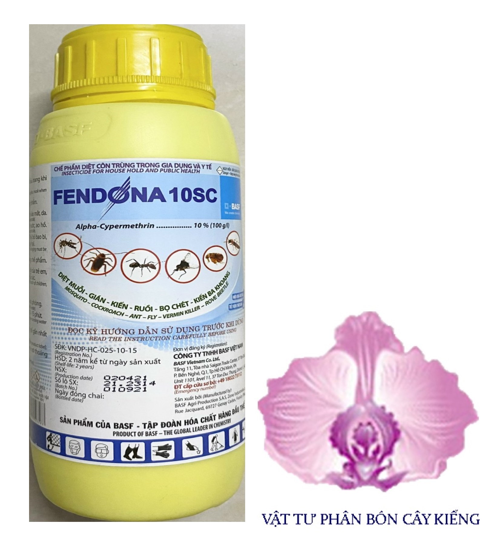 Chế phẩm diệt côn trùng fendona 10sc - #052b# 500ml