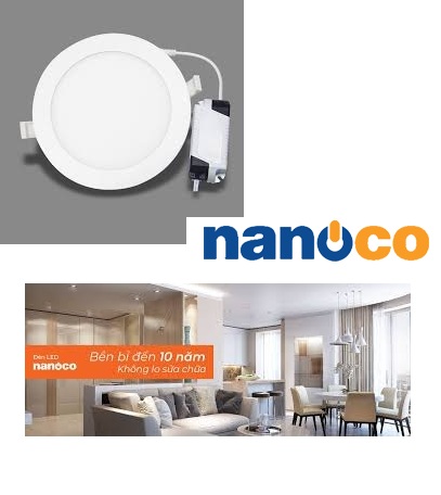[HCM]Đèn Led Âm Trần Tròn 12W Nanoco NSD1261
