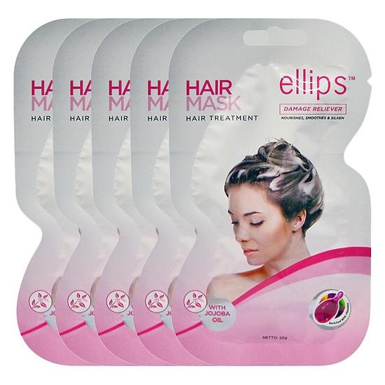[HCM]Combo 5 Kem Ủ Tóc Ellips - Dưỡng Chất Nuôi Tóc Khỏe - Phục Hồi Tóc