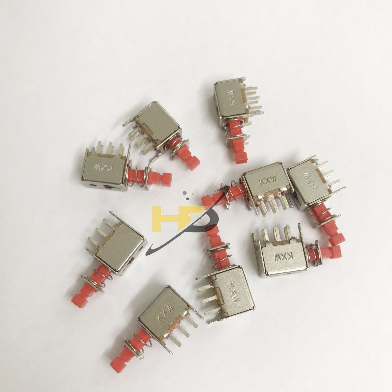 Set 10 Chiếc Công Tắc On/Off A03-03 6 Chân, Nút Nhấn Nhả (Không Kèm Nắp)