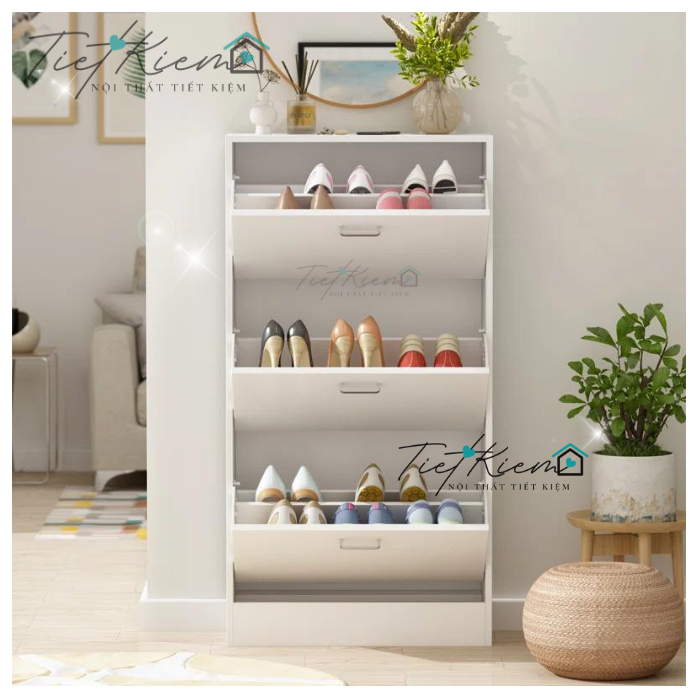 Tủ giày siêu mỏng thông minh 80cm NTTK TG00999