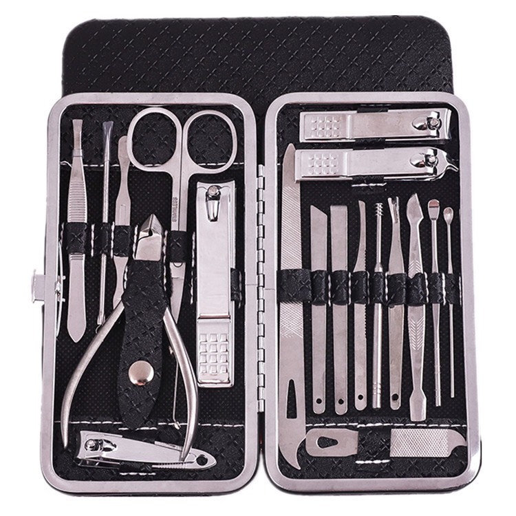 Bộ Bấm Móng Tay Combo 19 Món Bộ Cắt Móng Tay Thép Cao Cấp sử dụng trong y tế Không Gỉ vệ sinh và chăm sóc móng BM19 MENDAY