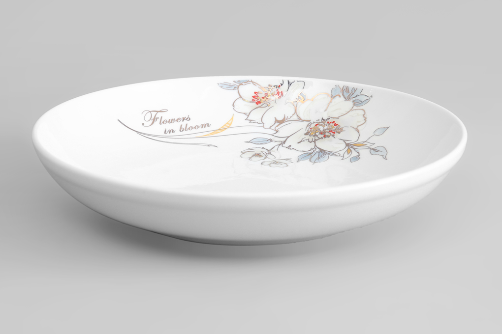 [HCM]Dĩa sâu sứ 22.5 cm Minh Châu ML030