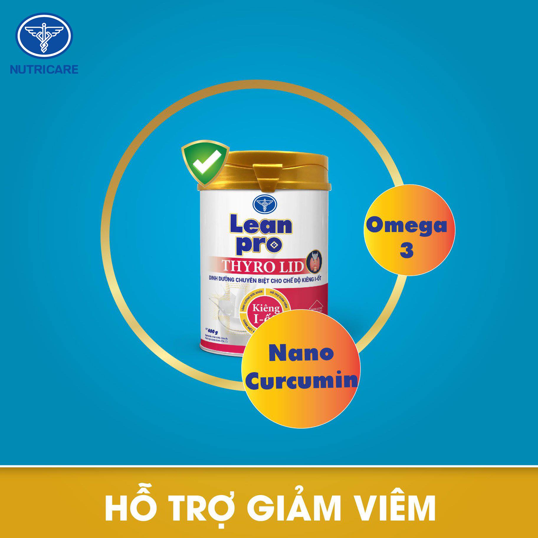 Thực dưỡng Leanpro Thyro Lid dành cho chế dộ kiêng I-ốt