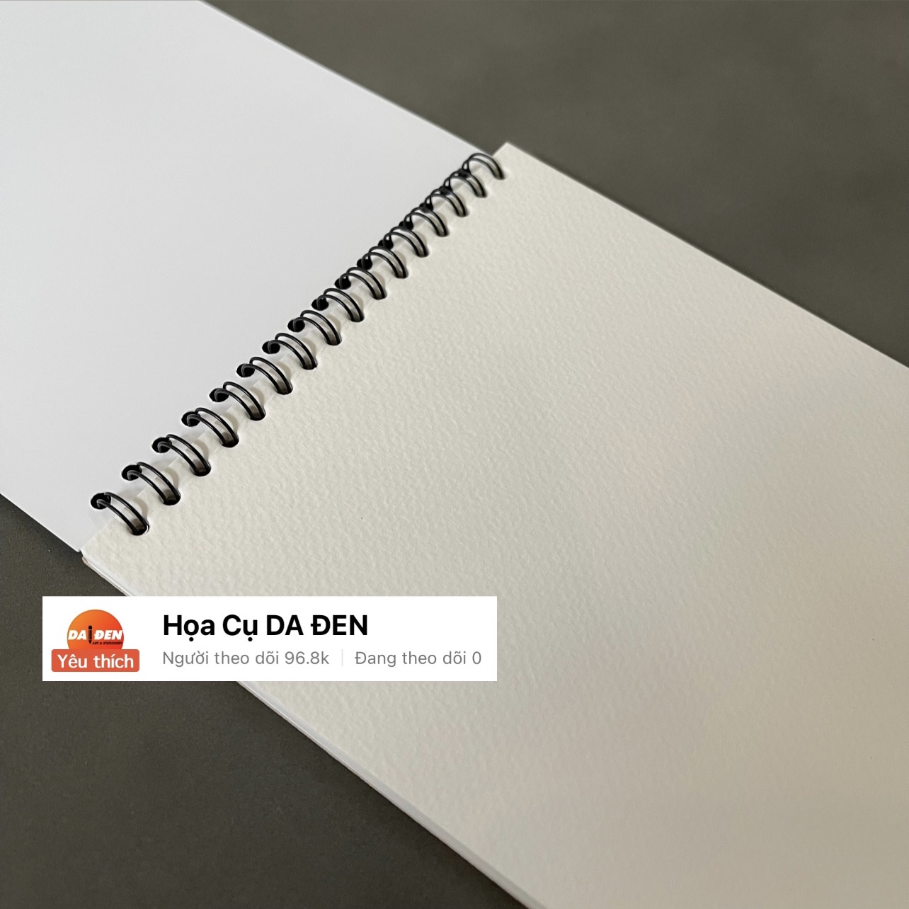 [DA ĐEN] Sổ Vẽ Màu Nước Fabriano 300gsm 12 Tờ