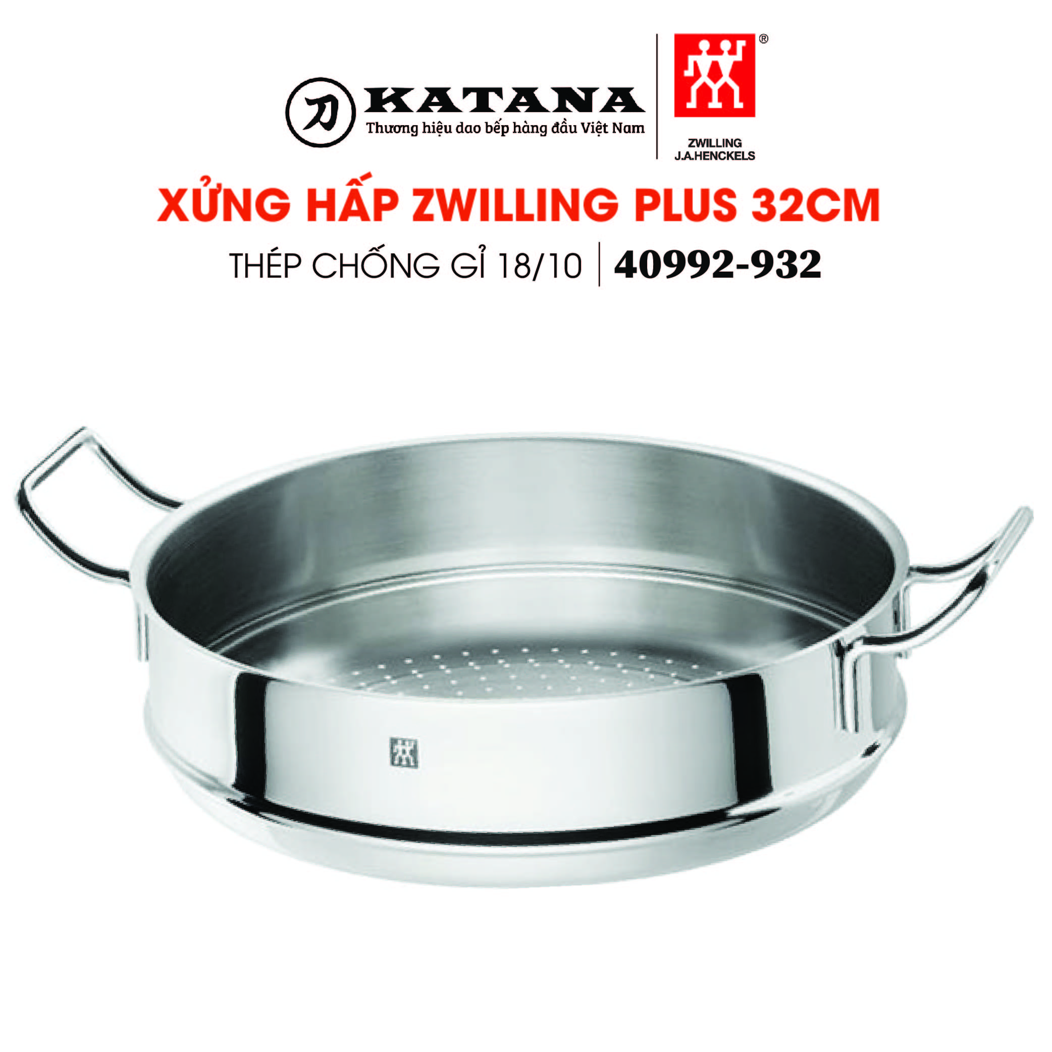 ZWILLING - Xửng hấp ZWILLING Plus - 32cm