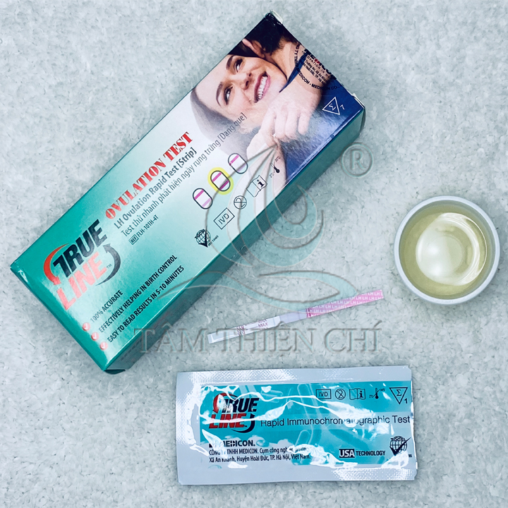 [HCM]Que thử rụng trứng Trueline hộp 7 test