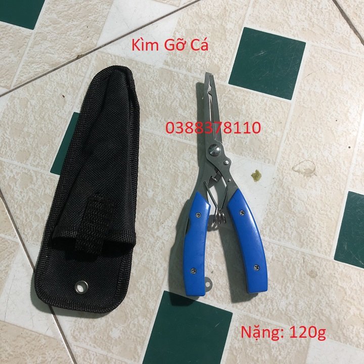 Kìm gỡ cá, kìm gỡ lưỡi câu màu xanh