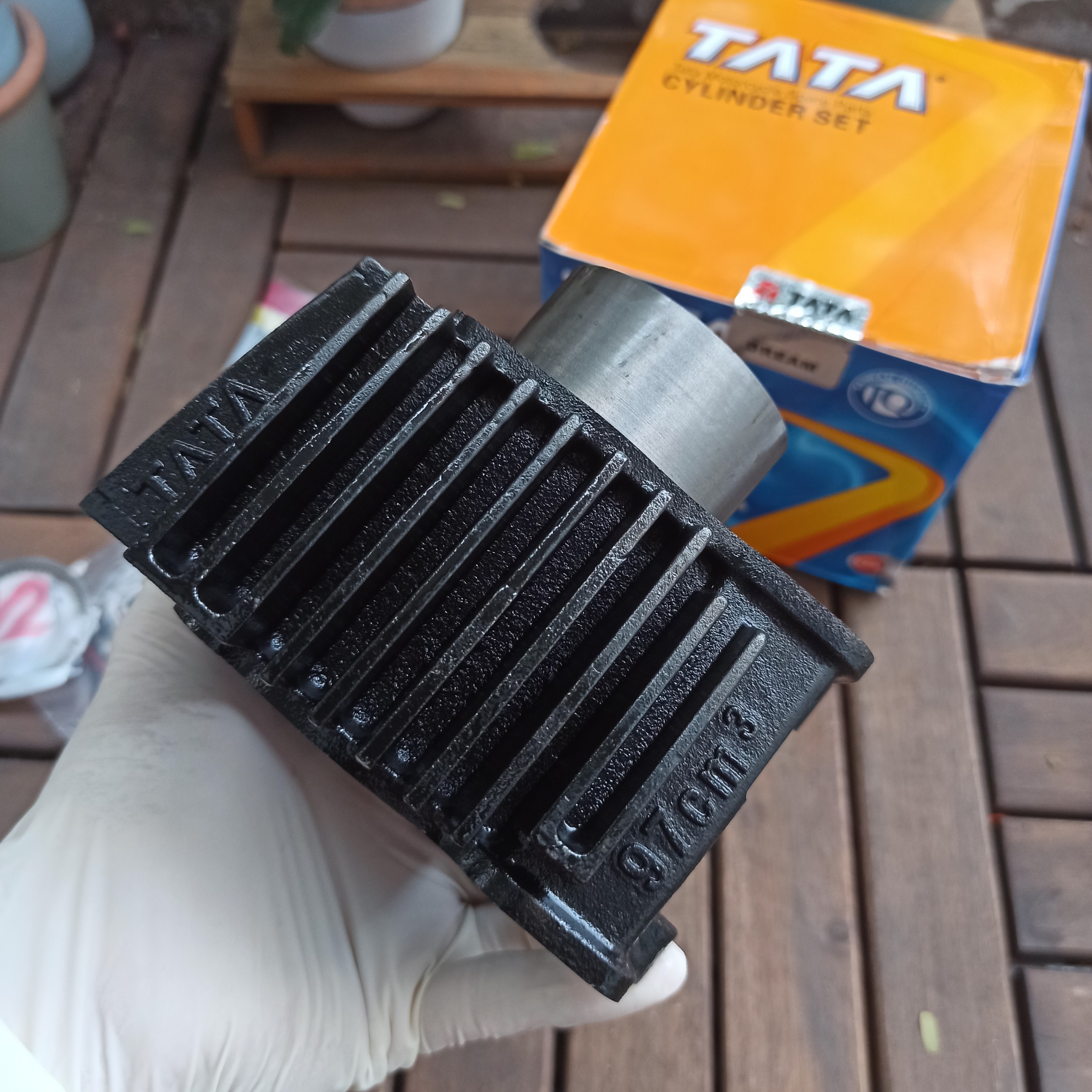 Bộ nòng, xi lanh dream 100 (97cc) gang std cos 0