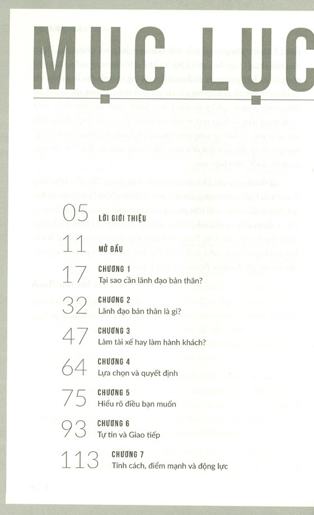 Lãnh Đạo Bản Thân
