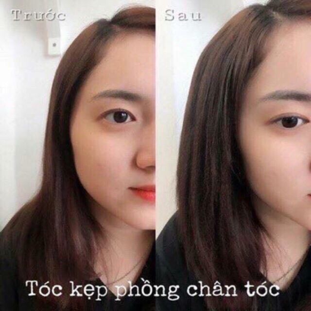Tóc giả nữ - Tóc giả kẹp phím phồng làm phồng tóc 2 bên