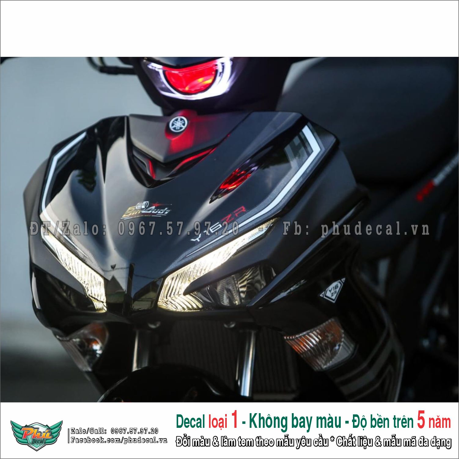 Tem rời Exciter 155 Đen xám (6)