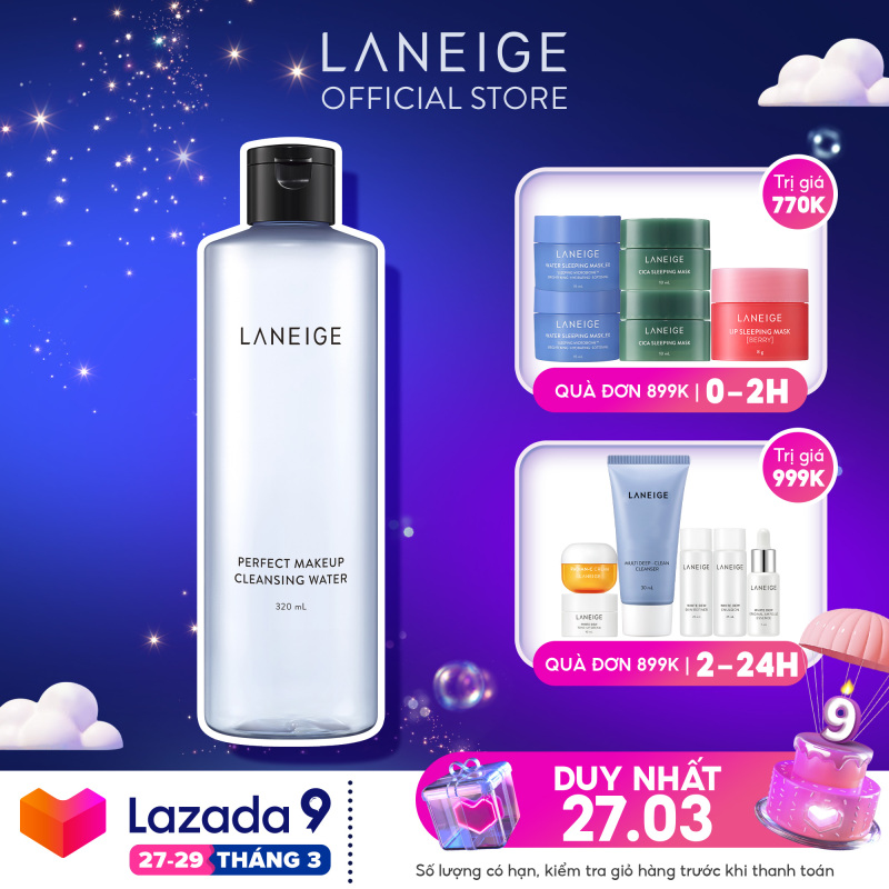 Nước tẩy trang hoàn hảo Laneige Perfect Makeup Cleansing Water 320ml