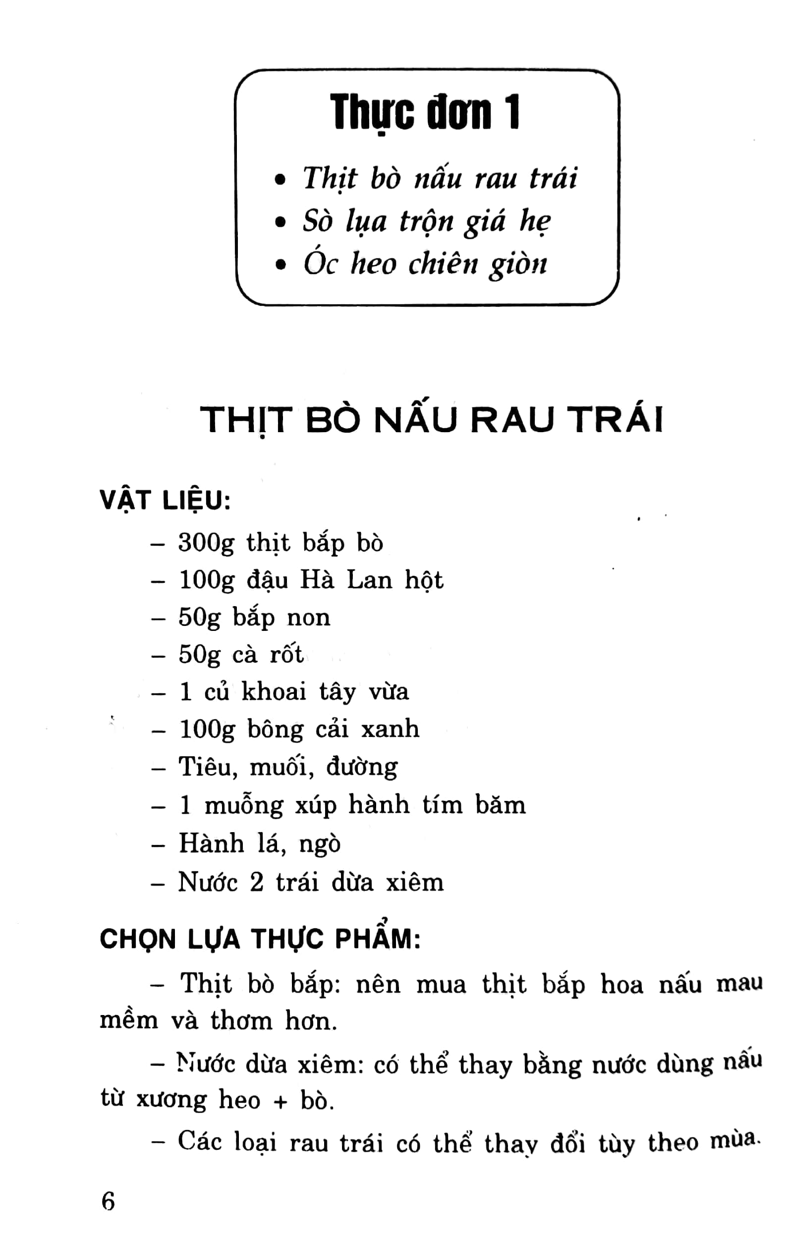 Fahasa - Thực Đơn- Món Ăn Gia Đình (tái bản)