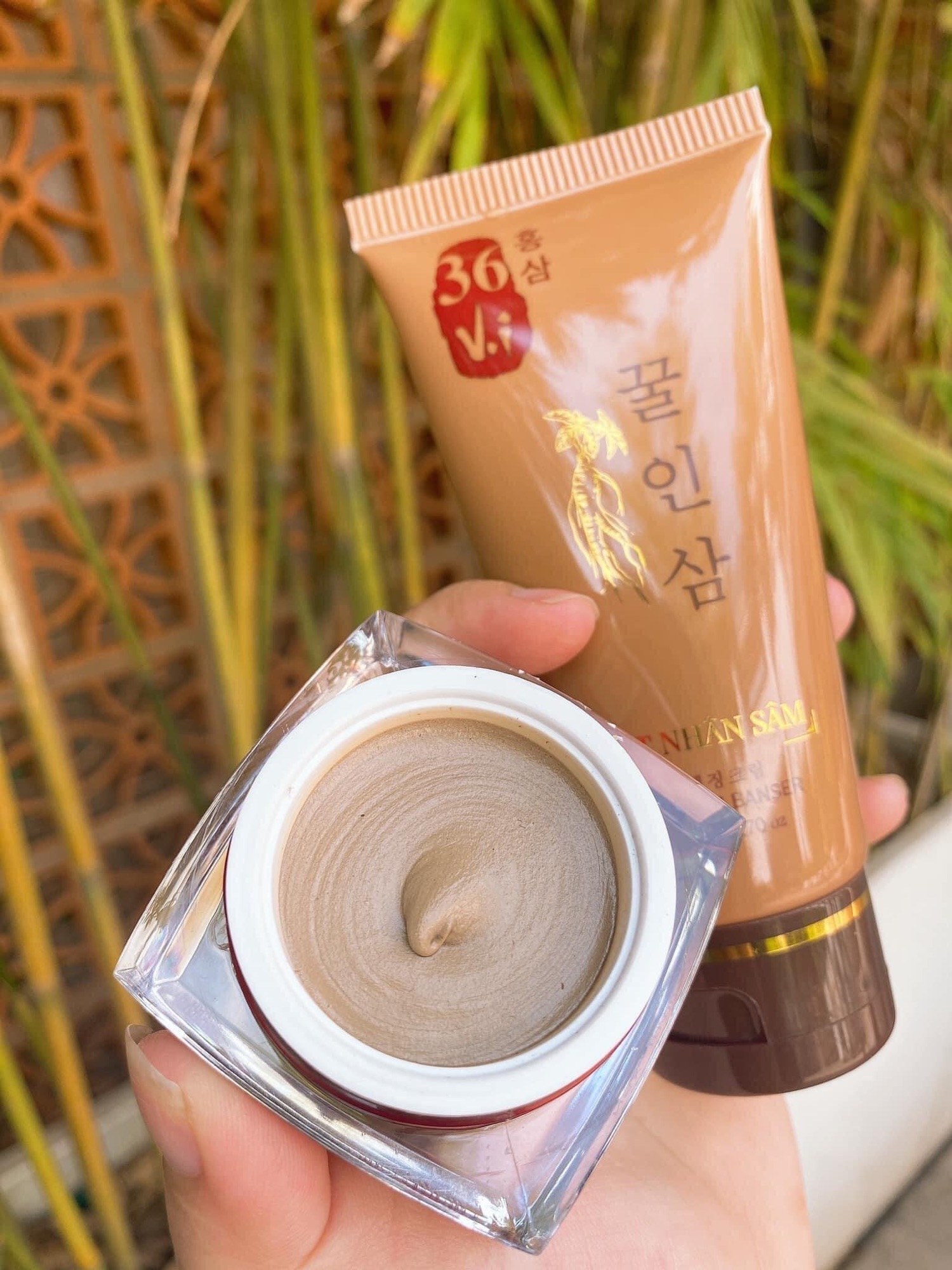 Sữa rửa mặt nhân sâm - cao sâm mụn đỏ 36 vị[Chính Hãng]