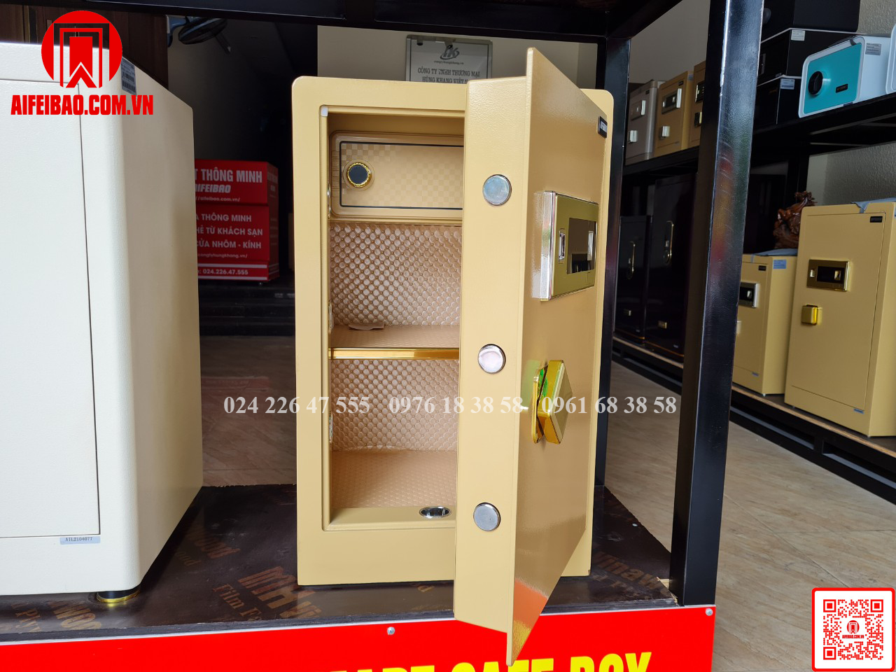 Két sắt thông minh Aifeibao HK-M/D-80-BL
