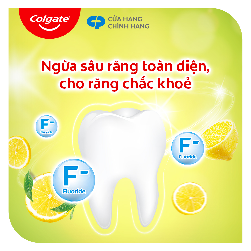 [Chỉ 25-29.6_X2 Voucher giảm đến 20%] Bộ 3 Kem đánh răng Colgate Vitamin C thơm mát 170g/ tuýp