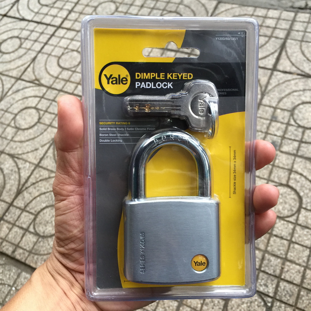 Khóa Yale Y120D/60/135/1 (Bạc)