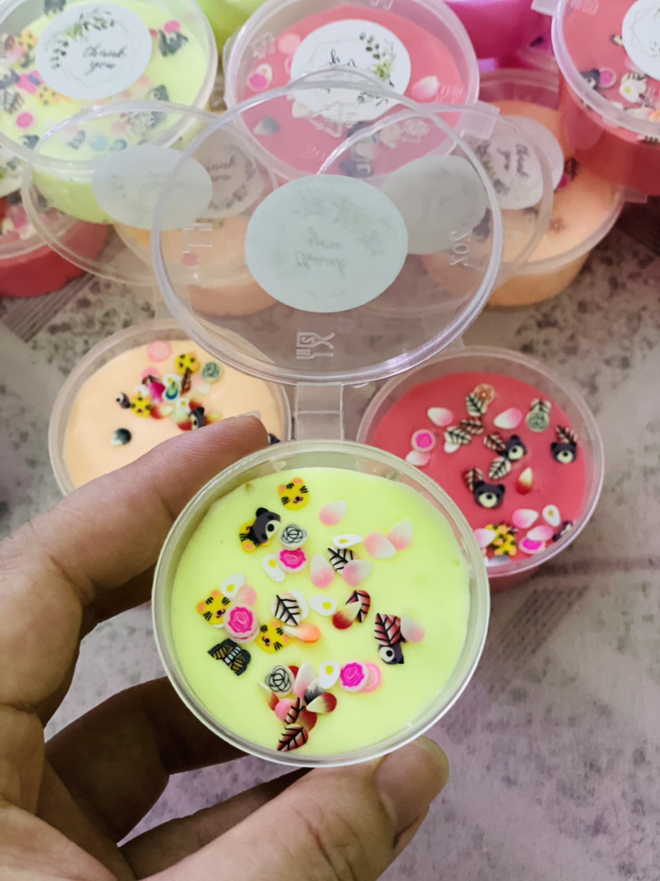 Hộp Slime Bơ Dẻo Mềm Thơm 30g