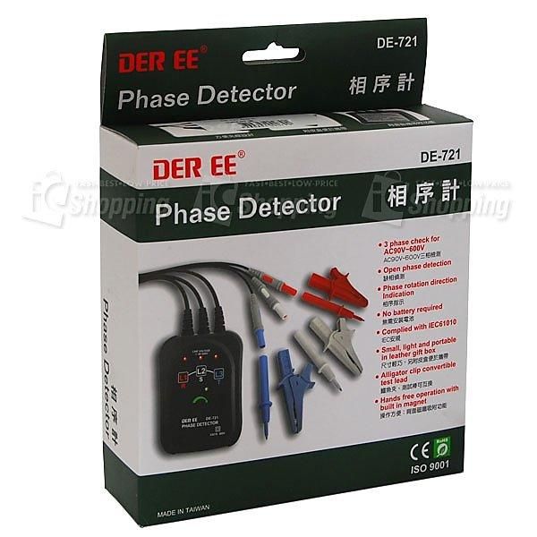 [HCM]Đồng hồ đo thứ tự pha DEREE DE-721