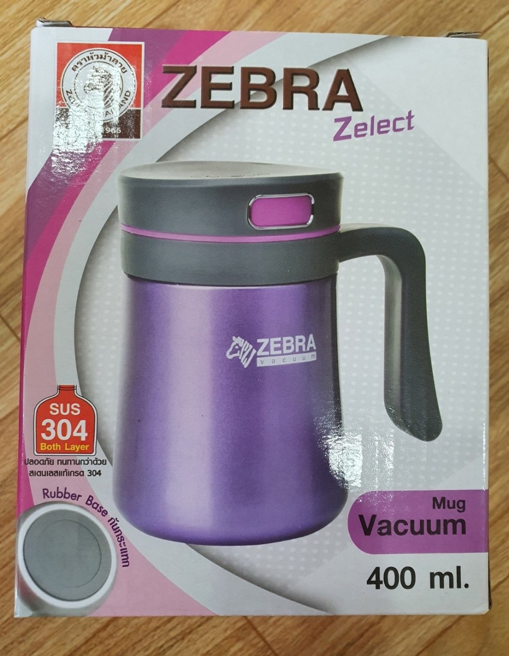 Ca Giữ Nhiệt Inox Zebra 400 ml - Zelect 112997