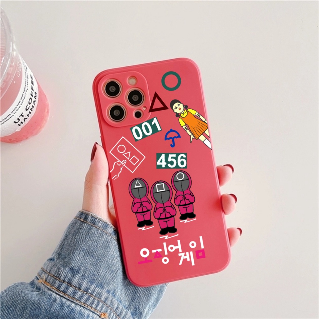 Ốp lưng Squid Game Vuông Samsung Galaxy A31,A71,A51,A50,A30,A20,A10s,A20s,A10,M10 SSA74